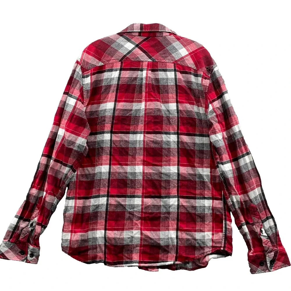 VTG O'Neill Flannel Shirt Men's Large Red Skate Surf Workwear Gorpcore Y2k Cabin